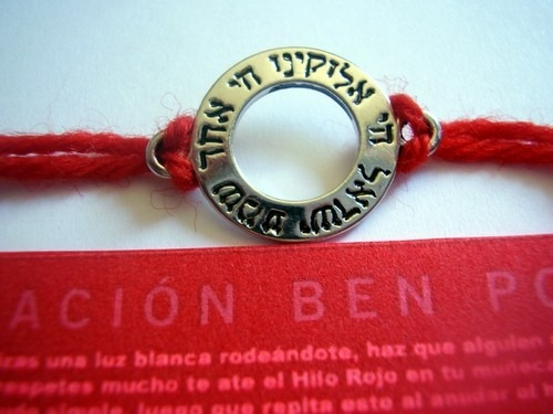 Imagen 1 de 4 de Hilo Rojo Evita Mal De Ojo Cabala Pulsera Autentico