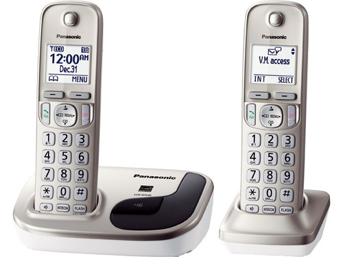 Telefono Inalambrico Panasonic Doble Dect 6.0 Tgd212 (Reacondicionado)
