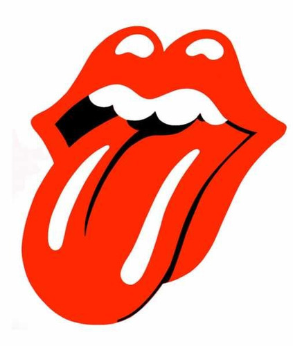 Musica - Rolling Stones - Logo - Lamina 45 X 30 Cm.