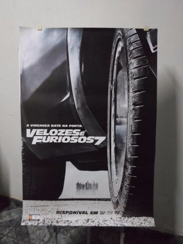 Poster Velozes & Furiosos 7 - 64 X 94