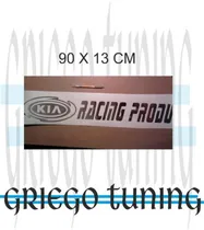 Comprar Tun Adhesivo - Auto  Kia Racing  Cromado Parabrisas.