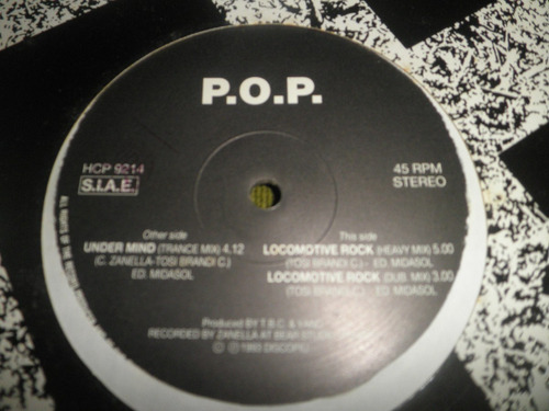 Disco Remix Vinyl Pop - Under Mind / Locomotive Rock (1993)