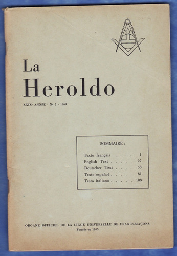 Mason - La Heroldo Nº 2 -1964