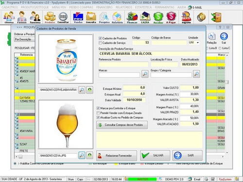Software Pdv Frente De Caixa Estoque Financeiro V2 Fpqsystem