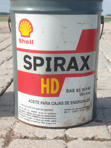 Lata  Shell Aceite Spirax