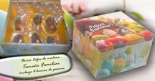  Caja Familiar  Premium Con 6 Huevos De Pascuas