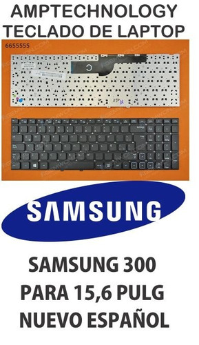 Teclado Laptop Samsung 300 15,6 300e5a 300v5a Np300e5a Españ