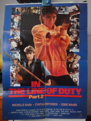 Poster En La Linea Del Deber Cynthia Rothrock Michelle Khan