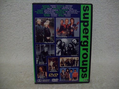 Dvd Original Supergroups- Genesis, Queen, Supertramp, Police