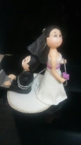 Novios De Cerámica En Frio Para Tortas