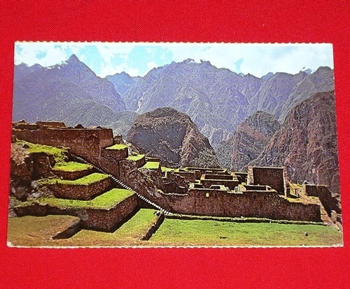 Antigua Postal Machu Picchu Zona Industrial Plastichrome