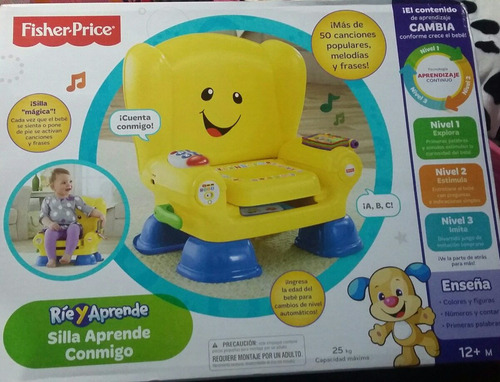 Silla Aprende Conmigo, Laugh & Learn. Fisher Price!!!