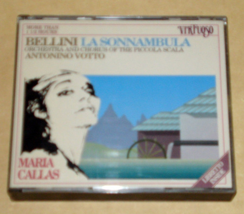 Maria Callas Bellini La Sonnambula Opera Cd Doble  Kktus