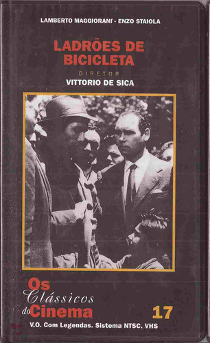 Fita Vhs Clássicos Do Cinema - Ladrões De Bicicleta