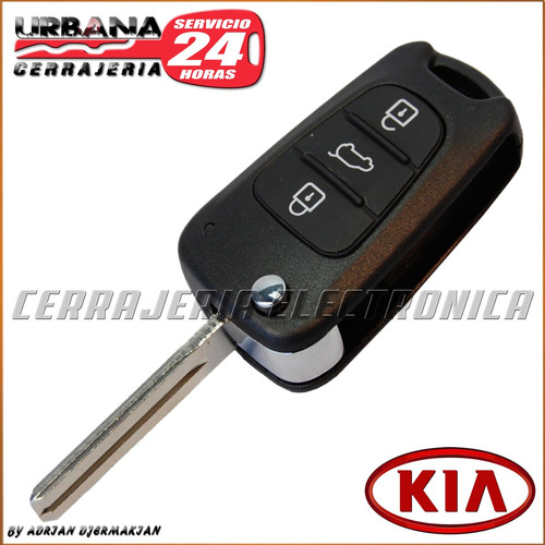 Carcasa Llave Flip Kia Codificada Sorento Cerrajeria Urbana