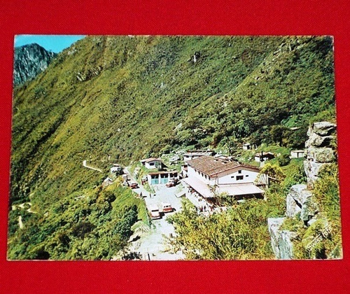 Postal Antigua Machu Picchu 1969 Hotel D Turistas Swiss Foto