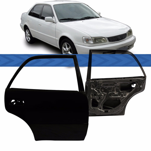 Porta Traseira Toyota Corolla 1998 1999 2000 2001 2002 98-02