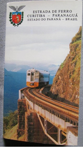 Folleto De Tren Brasil Curitiba Paranagua