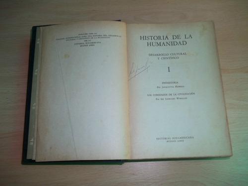 J. Kawkes, Historia De La Humanidad,tomo 1,prehistoria, 1963