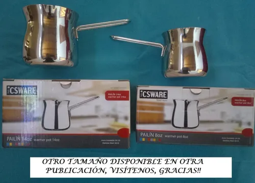 Olla Pailín Acero Inox 8 Oz.