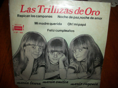 Las Trillizas De Oro *  Disco Simple De Vinilo De Coleccion!