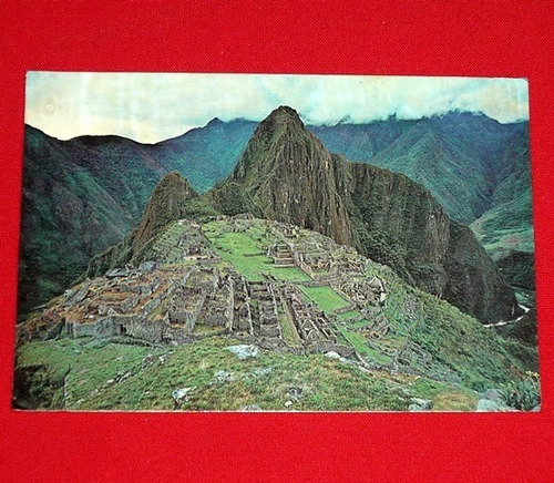 Antigua Postal Machu Picchu 1973 Vista Panorámica Cusco Perú