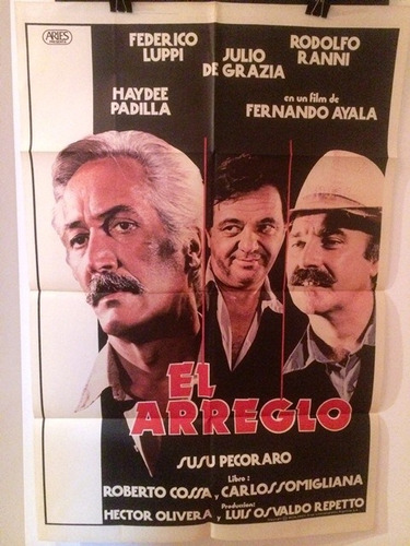 Afiche De Cine Original - El Arreglo
