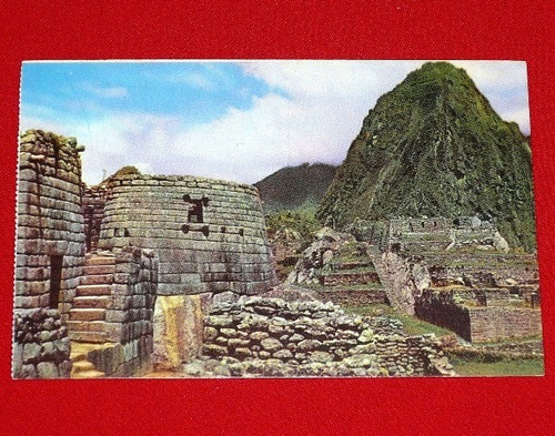 Antigua Postal Machu Picchu Vista Parcial Cusco Color Ekosa