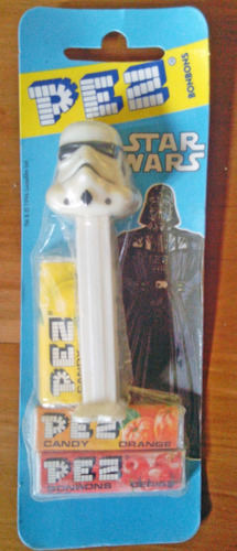 Star Wars Pez Dispensador Dulces Trooper Figura Juguete