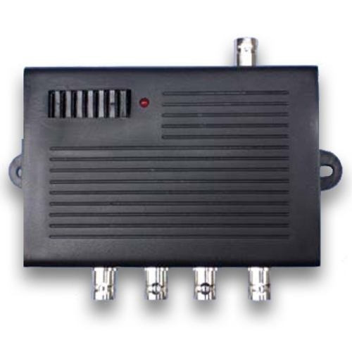 Distribuidor De Video 1x4 Camaras Seguridad Amplificador Bnc