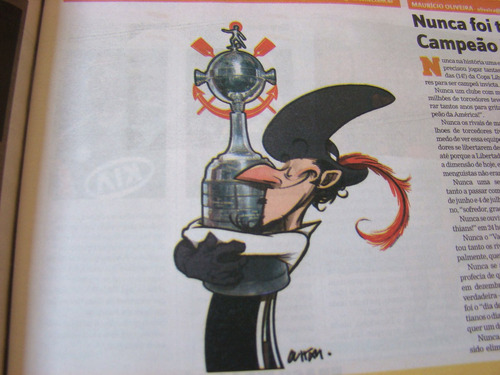 Imagem 3 de 5 de Corinthians Campeão Libertadores 2012 Jornal Lance C/ Poster