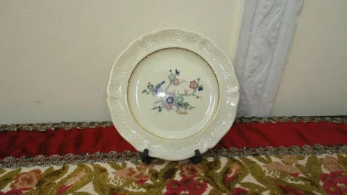 comprar Fino Plato Frances Limoges Antiguo Pintado A Mano Miralo