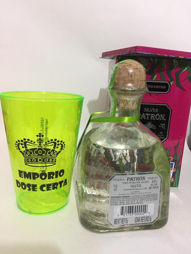 Tequila Patron Silver 750ml - Edição Limitada Mexico Cx Lata