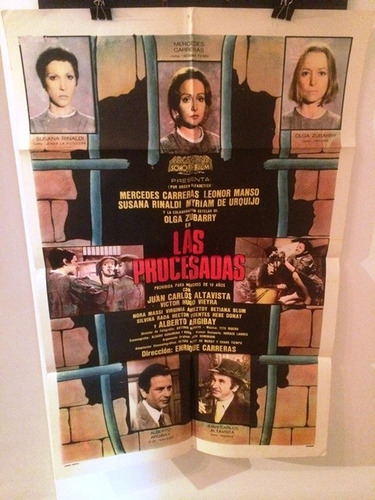 Afiche De Cine Original - Las Procesadas