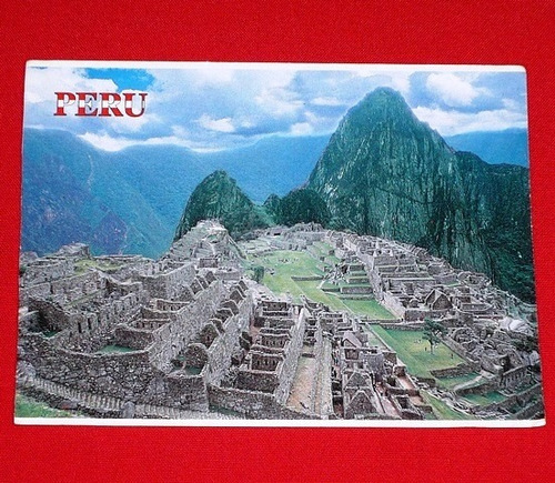 Postal Machu Picchu Vista Panorámica Aída Arquinigo Photur