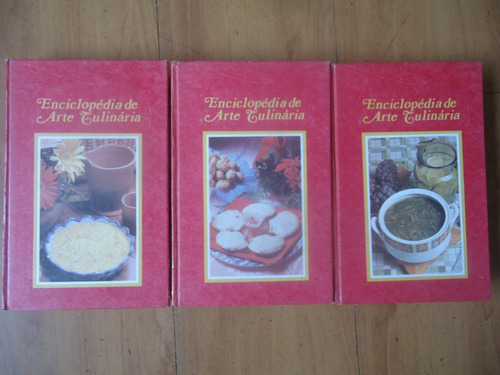 Enciclopédia De Arte Culinária (3 Volumes)
