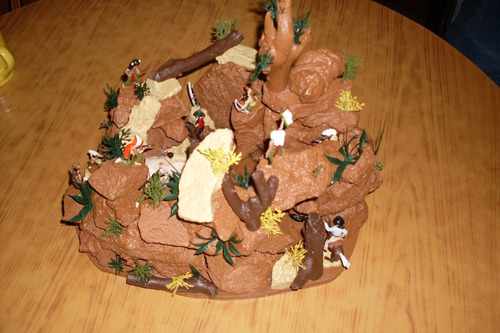 Soldaditos Diorama Emboscada India
