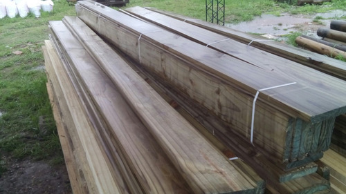 Imagen 7 de 9 de Tabla Deck Curadas Con Cca 242c/u Tratada Madera