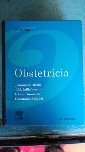 Obstetricia Gonzalez Merlo Ed 5 (usado)                 #30