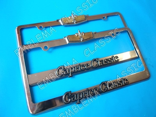 Porta Placas Caprice Classic  Chevrolet Emblemas Clasico