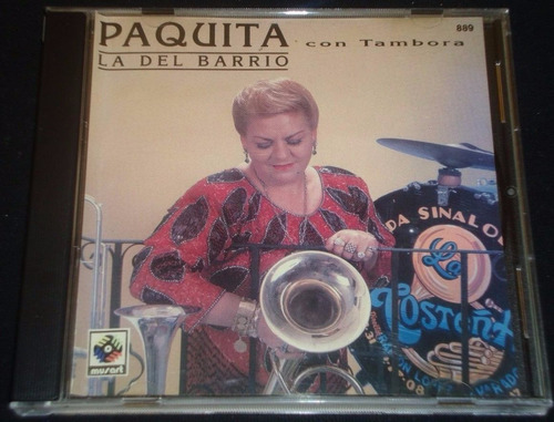 Paquita La Del Barrio Con Tambora Cd 1993 Discos Musart  Bvf