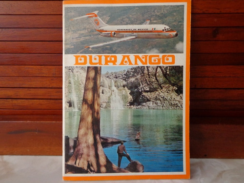 Raro Libro Aeronaves De Mexico Durango  70´s Clasico