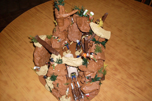 Soldaditos Diorama Emboscada India
