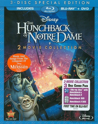 Blu-ray Hunchback Of Notre Dame 1 & 2 / Jorobado De Notre D.