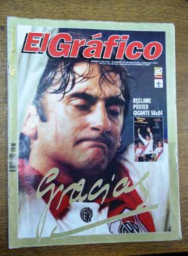 Revista El Grafico-despedida Enzo Fancescoli- 1999