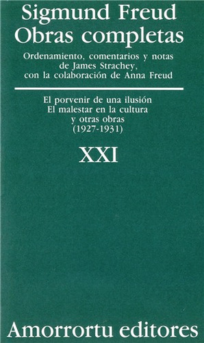 Sigmund Freud: Obras Completas Xxi - Amorrortu