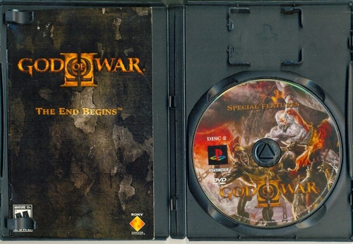 ** Game Ps2 Play Station 2 God Of War Defeito So Disco 2 (Usado)