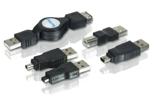 Philips Swr1249 / 27 Retráctil De 5 Piezas Kit Adaptador Usb