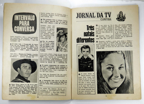 Intervalo Revista De Tv Antiga Rara Ano 66 Ronnie Von