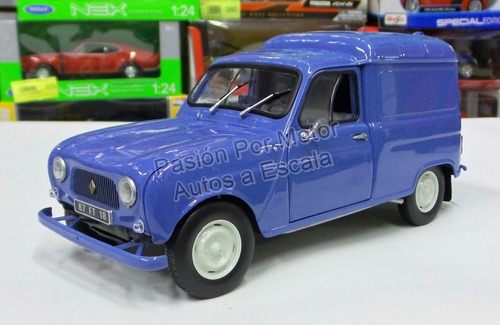 1:18 Renault 4 Fourgonette 1965 Azul Norev 4l 4f